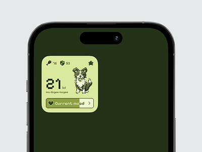 Tamagotchi — IOS Widget Challenge 8bit app challenge figma interface design ios pixel art tamagotchi ui widget