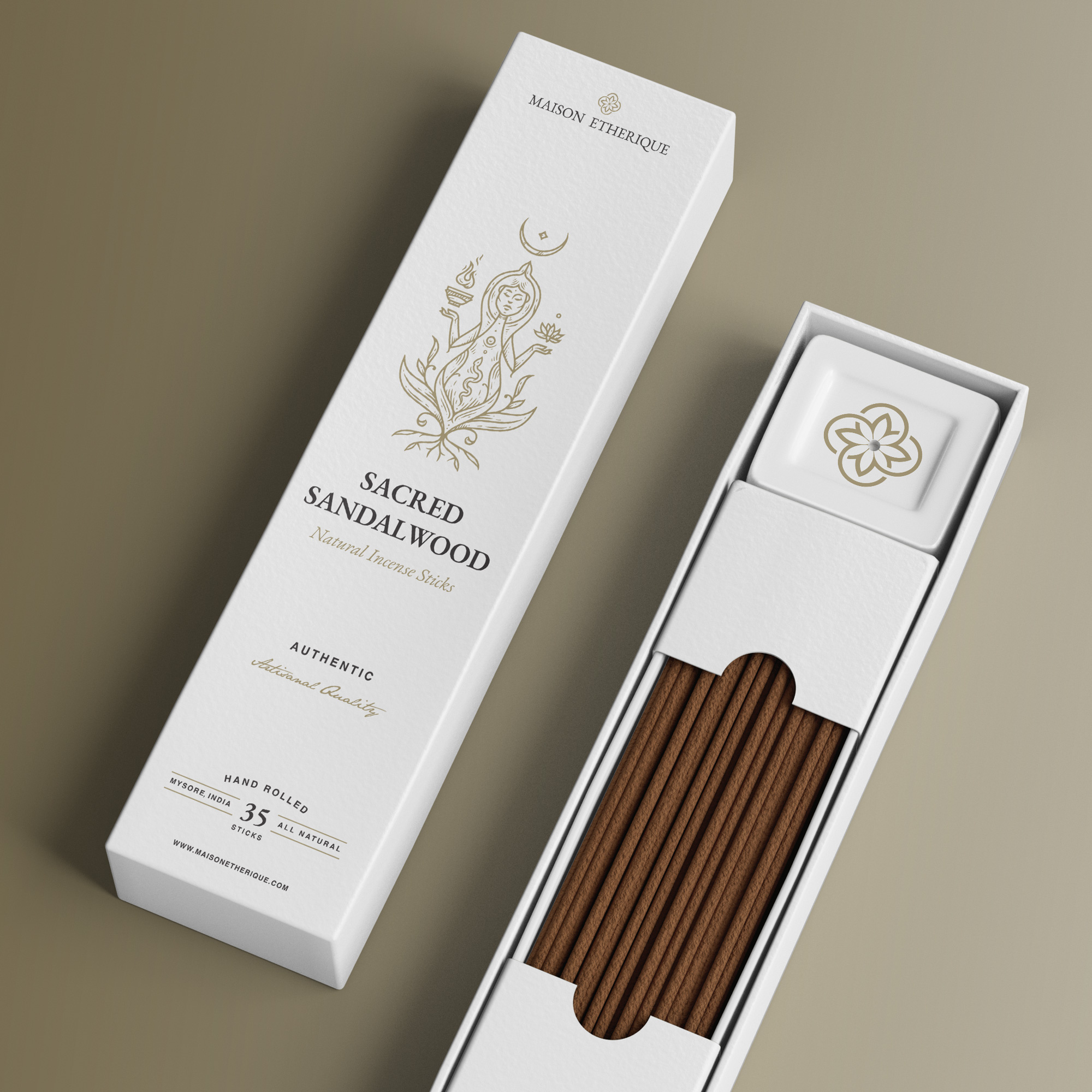 Pacha Mama brand identity branding graphic design illustration incense label label design line art logo nature occult packaging packaging design sacred spiritual vintage