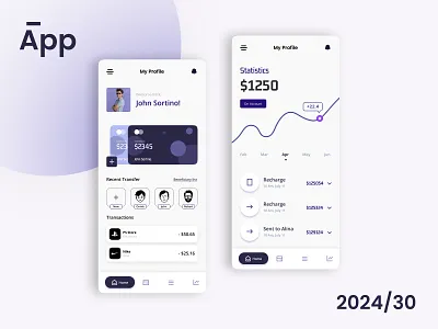 Mobile UI Design app credit card graphic design mobile app mobile design mobile ui mobile ui design tran ui