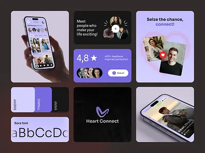 Creative Branding & UI for Dating App app branding dating dating app design figma graphic design logo mobile ui ui design user interface ux web design website