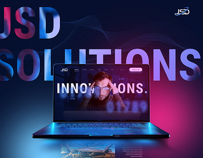 JSD SOLUTIONS / Strony WWW 3d animation branding graphic design logo motion graphics ui