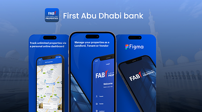 First Abu Dhabi Bank Mobile App bankingapp casestudy dashboard dubai e commerce figma ui uiux ux