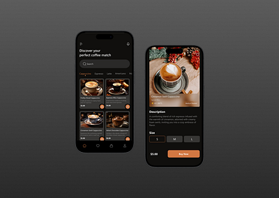 Coffee Shop App ui