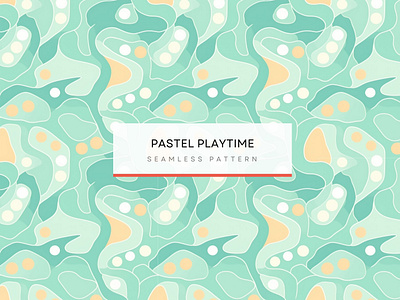 Pastel Playtime, wavy Print , Seamless Patterns 300 DPI, 4K cheerful calming decor child friendly illustrations childrens doodle designs fun colorful theme patterns light teal background fabric pastel abstract patterns pastel colors childrens room simple shapes wallpaper