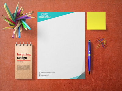 Letterhead Design | Letterhead Template | Stationery Design adobe illustrator advertising brand brand identity branding design graphic design letterhead design logo stationery design