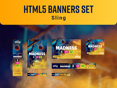 HTML5 Banners Set • Sling