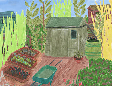 The Allotment - Book Cover Draft illustration