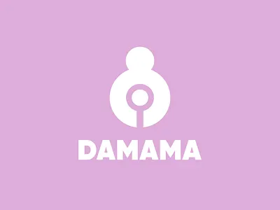 DAMAMA. Brand Identity baby goods store brand design brand identity branding care logo idea design emblem geometric graphic design icon identity logo logotype mark minimalist logo online baby store parent kid care simple logo symbol visual identity