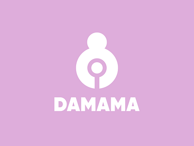 DAMAMA. Brand Identity baby goods store brand design brand identity branding care logo idea design emblem geometric graphic design icon identity logo logotype mark minimalist logo online baby store parent kid care simple logo symbol visual identity