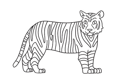 Animal coloring pages for kids print