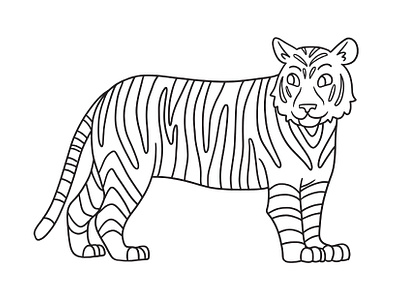 Animal coloring pages for kids print