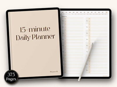 15 minute Daily Planner best digital planner daily journal daily planner day planner diary journal digital diary digital journal digital planner digital planner undated digital planners digital planning goodnotes journal goodnotes planner hyperlinked journal ipad journal ipad planner journaling planner planner template tablet journal