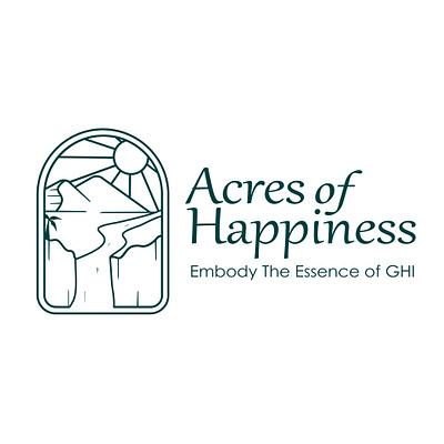Acres of Happiness, Branding & logo branding graphic design logo
