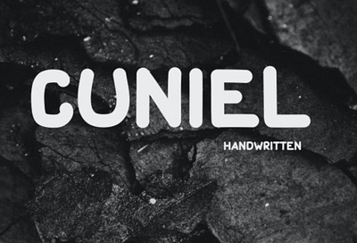 Cuniel Fonts logo type modern signature poster signature signature swash social media