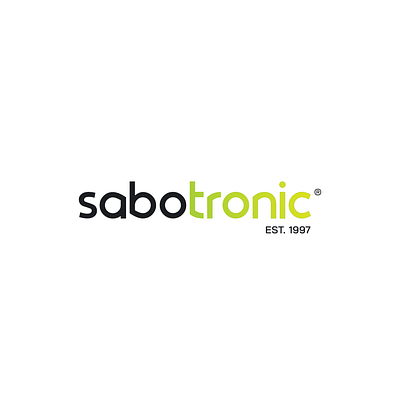 Sabotronic - The IT Company brand identity branding design graphic design logo logo design typography vector