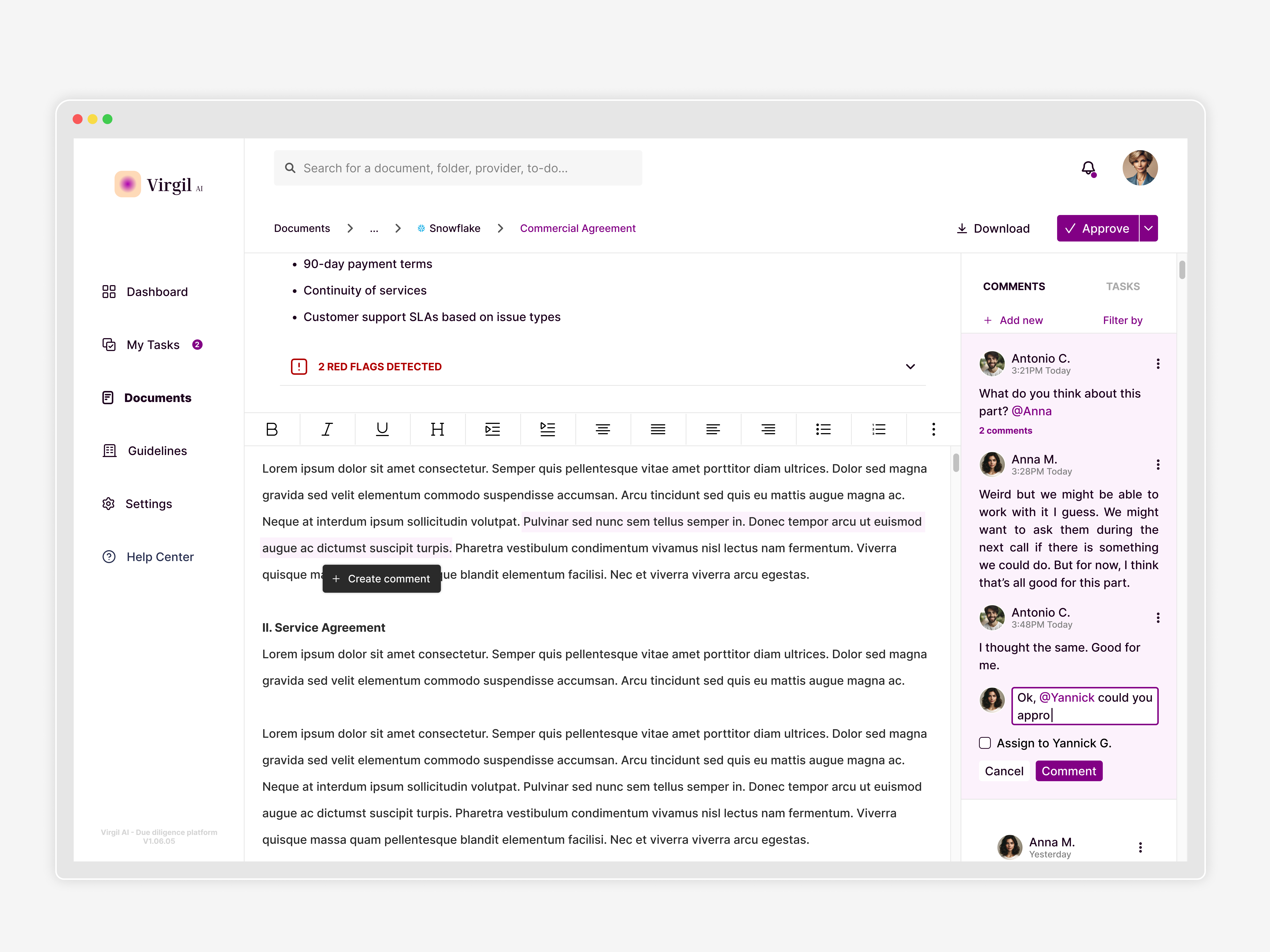 Due Diligence Platform - Software 2024 ai app categories chatgpt collaboration comments design desktop editing generative ai highlights product design saas saas design software ui ui design ux design webapp