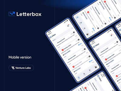 Letterbox - Mobile branding dashboard mobile product ui ux