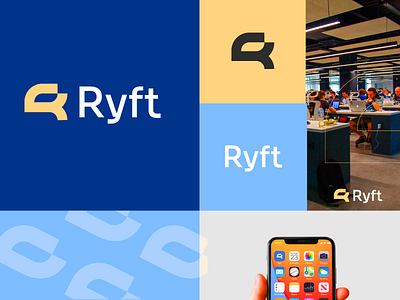 Ryft - Logo Design brand branding design icons illustrator logo logo design logodesign logography logos minimal