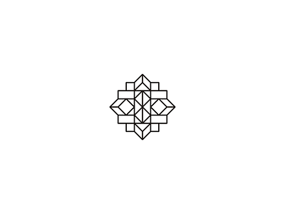 My nephew first logo design abstract abstract shapes creative design diamond logo logo design minimal minimalist shapes square triangles