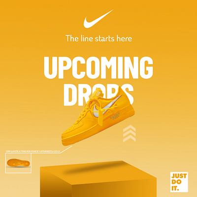 Nike branding design graphic design illustration logo social media post design ui