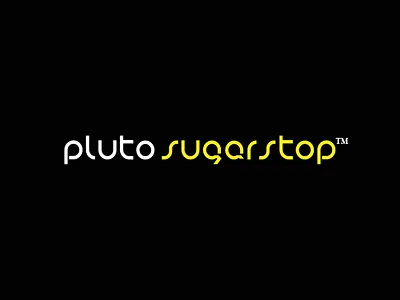 plutosugarstop trademark logo branding design graphic design illustration logo typo typography ui ux vector