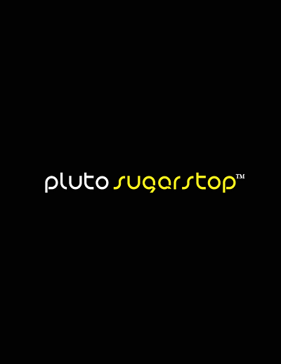 plutosugarstop trademark logo branding design graphic design illustration logo typo typography ui ux vector