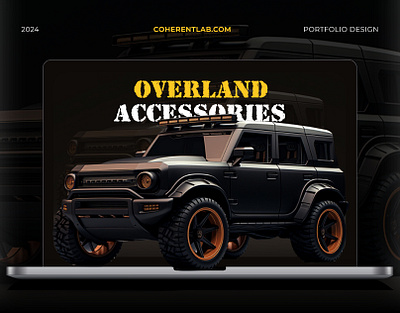 Overland Accessories: Best Car Accessories Services graphic design