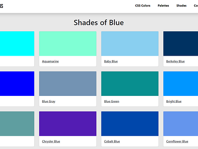 CSS Colors website colors css graphic design website