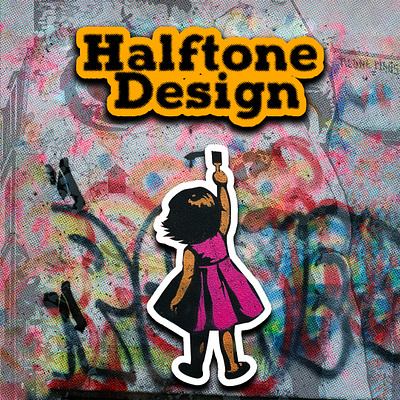 Halftone Design 2024 2024 design graphic design halftone photoshop