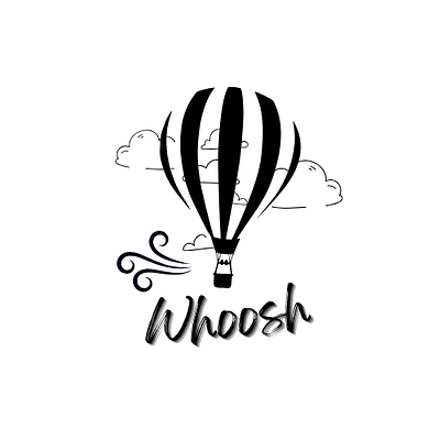 Whoosh Hot Air Balloon Company dailylogochallenge graphic design logo