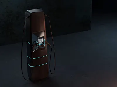 EV Charge Sim - Renders 3d blender design interaction prototyping unity ux vr