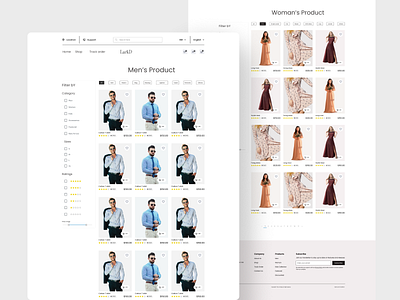 Ecommerce product listing page design ecommerce fashion homepage landing page product listing page ui ui of website ux website