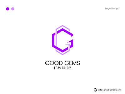 Good Gems Jewelry Shop Logo d4dsgns Logo Designer brand identity branding business logo d4dsgns design goodgemslogo graphic design illustration jewelry logo logo logo design vector