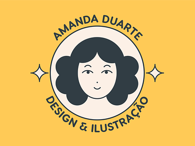 Amanda Duarte - Personal Branding 2d 2d illustration art branding drawing graphic design illustration logo logo design personal branding vector visual identity