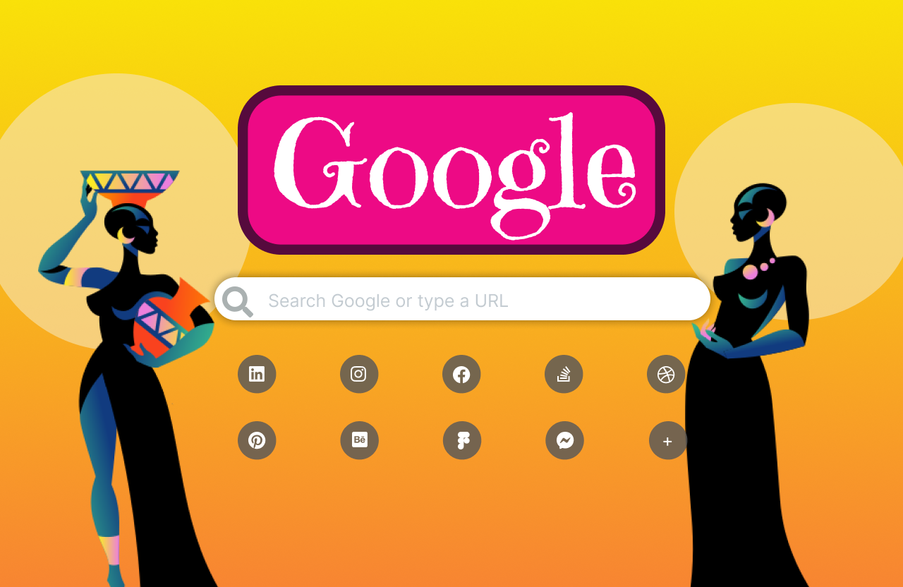 Google search home page by Divya on Dribbble
