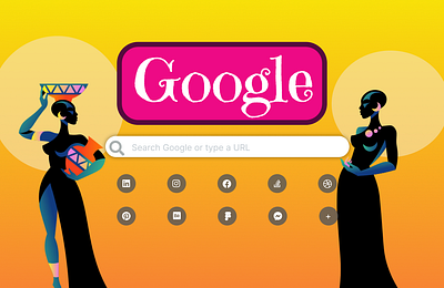 Google search home page app branding design graphic design illustration logo typography ui ux vector
