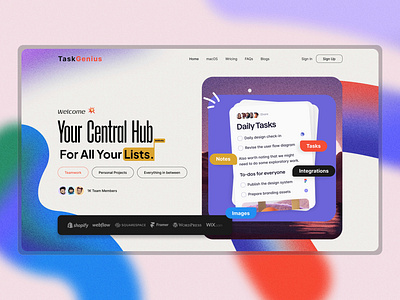 Task Genius - Design Concept branding figmadesign taskgenius uidesign uiux