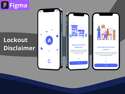 Lockout Disclaimer androiduser app branding design designbranding figma graphic design illustration iphonesuser logo mockups shots ui uidesign ux vector visualdesign