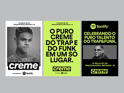 Creme Festival by Spotify black citric festival party rap show spotify trap
