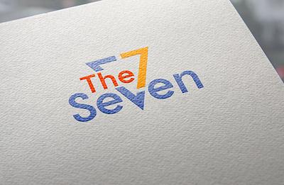 The Seven branding graphic design logo