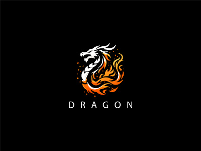 Dragon Logo animal beast dragon dragon head dragon logo dragons fire dragon fire dragon logo fire dragons fire fly flying dragon game dragon gaming logo illustration strength top dragon