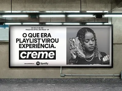 Creme Festival by Spotify billboard festival music ooh rap spotify trap