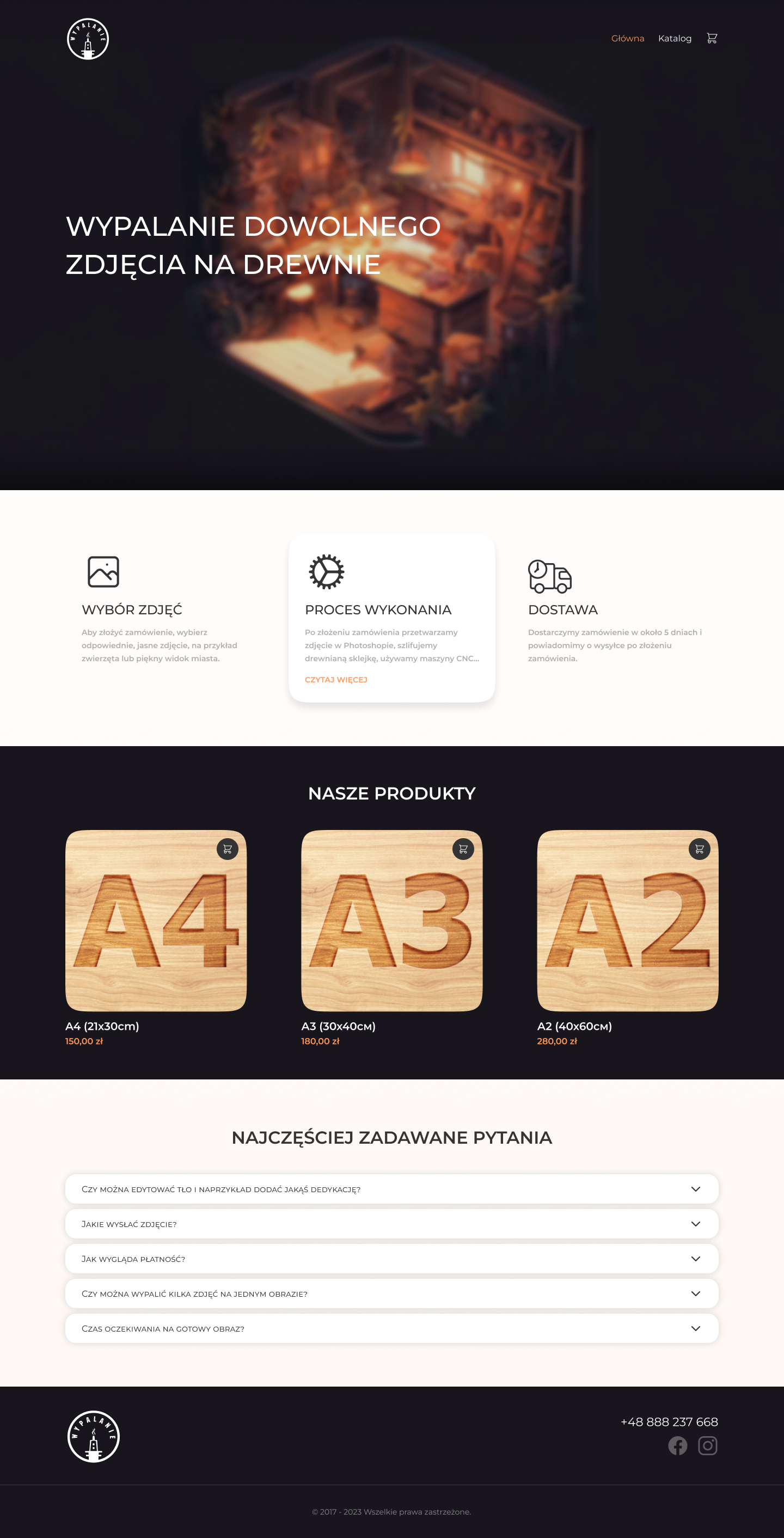 Wypalanie | Wood burning website burning wood design graphic design illustration ui ux vector web design wood