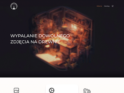 Wypalanie | Wood burning website burning wood design graphic design illustration ui ux vector web design wood