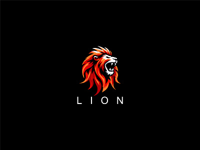 Lion Logo angry lion animal beast beast lion big cat bigcat bold brave lion gaming logo illustration lion lion head lion logo lions roaring lion saber tooth strength tiger wild animal willife