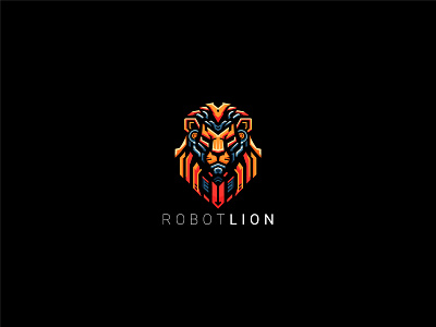 Robot Lion Logo africa animal beast big cat game gaming gaming logo illustration lion head lion head logo lion logo lion robot robot robot animal robot lion robot logo strength wild wild cat wild life