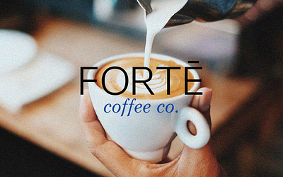 FORTE | Brand Identity brand identity branding coffee brand graphic design logo visual visual identity