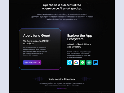 Ai ecosystem explo ai graphic design homepage ui ux design
