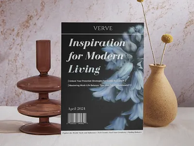 Cover for Lifestyle Magazine Verve. branding design figma graphic design magazine magazine cover magazine design ui