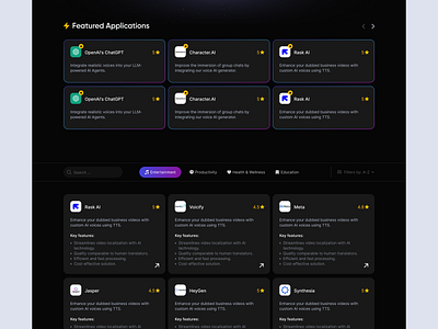 Ai ecosystem explo ai ecosystem integration marketplace ui ux